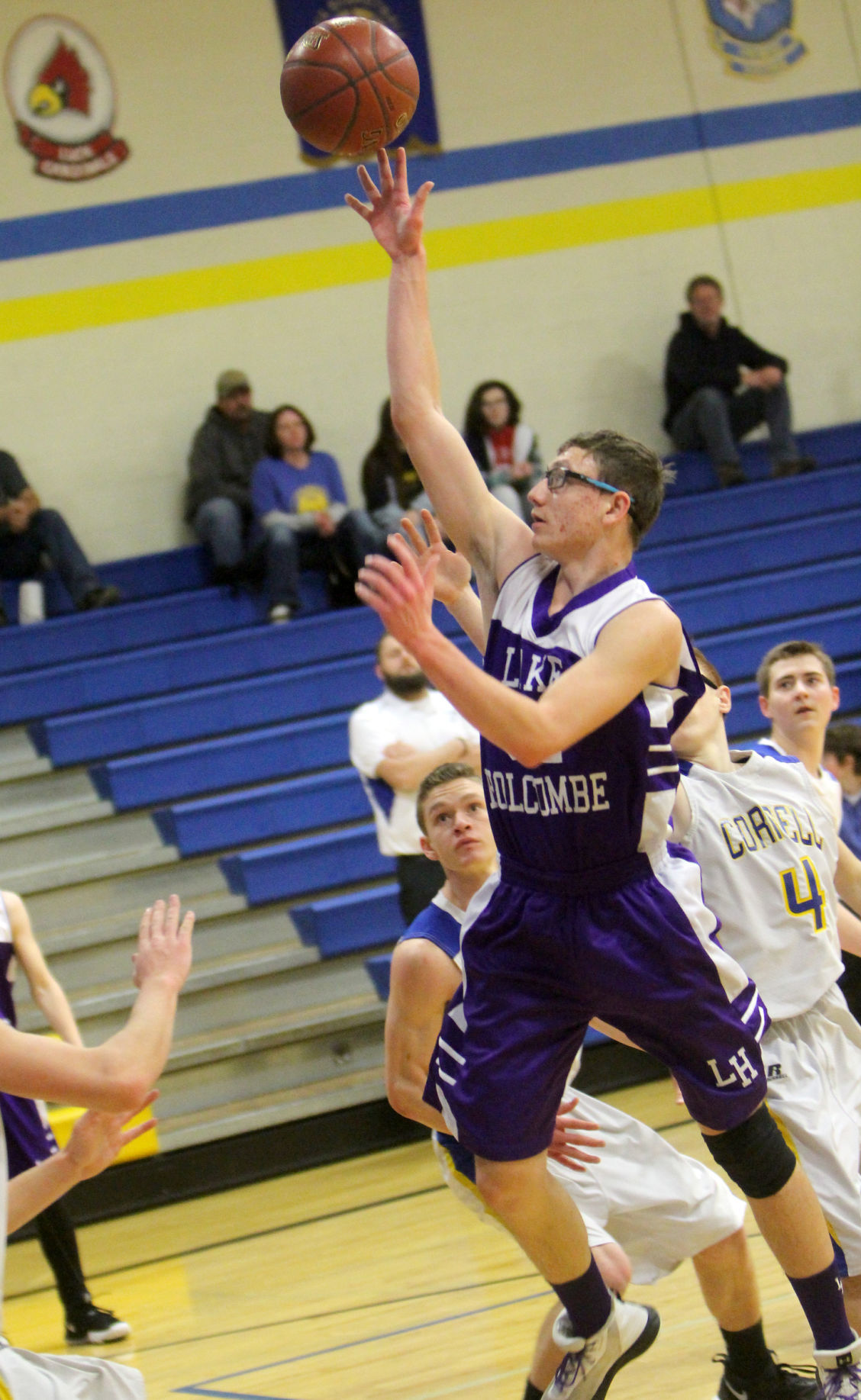 Lake Holcombe at Cornell boys basketball 1-10-19
